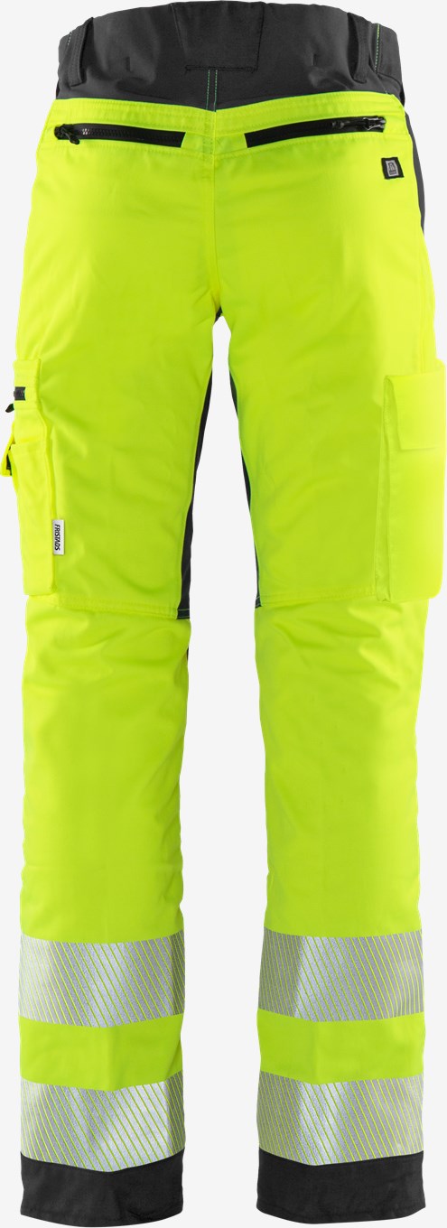 Fristads 130164 Hi-Vis Flexforce Warnschutzshose Schutzklasse 1/2 Neongelb/Schwarz