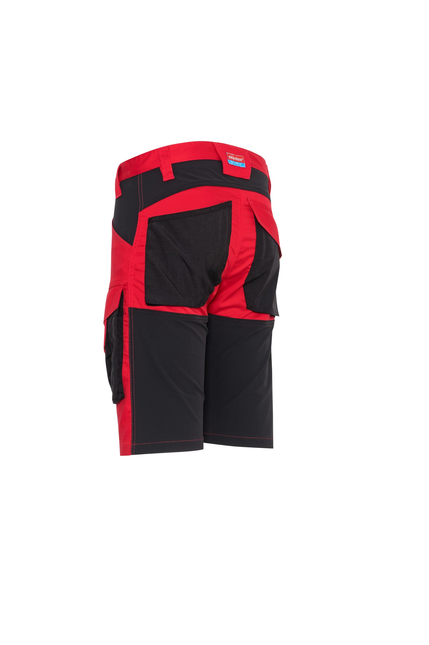 Ekimtex Premium Kurze Arbeitshose Rot/Schwarz