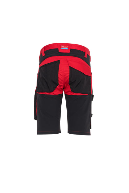 Ekimtex Premium Kurze Arbeitshose Rot/Schwarz