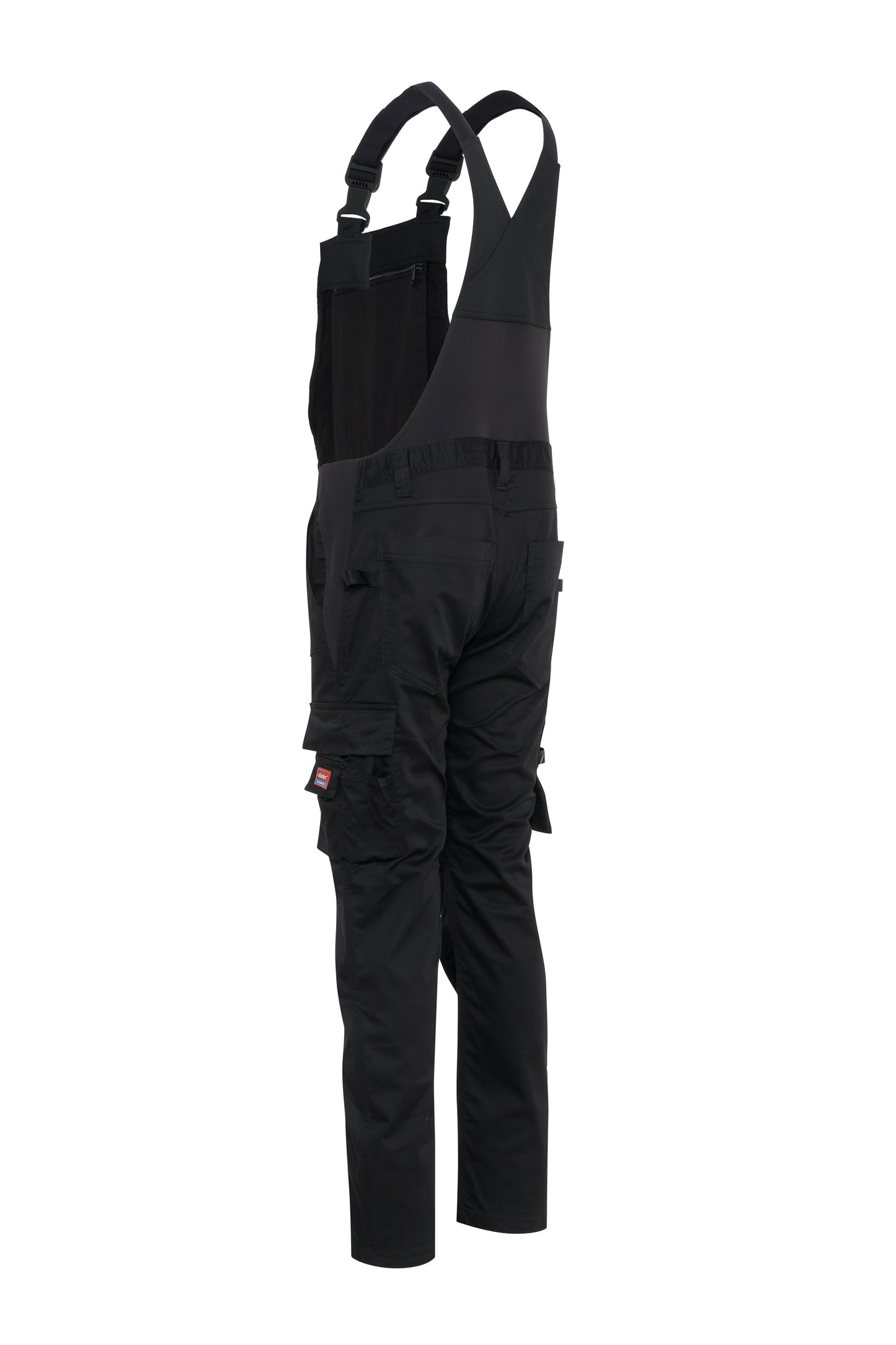 Ekimtex Stretch Latzhose mit Coolmax und Lycra, Schwarz