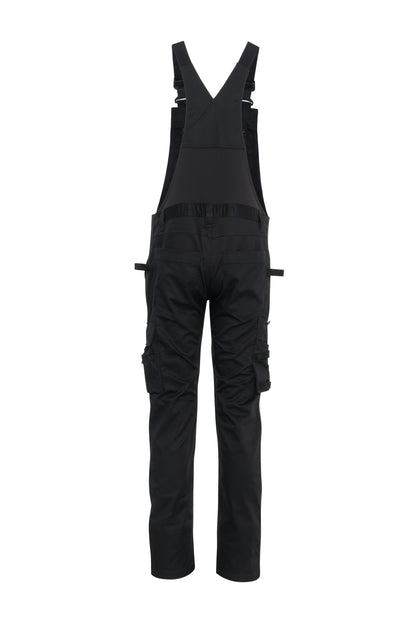 Ekimtex Stretch Latzhose mit Coolmax und Lycra, Schwarz