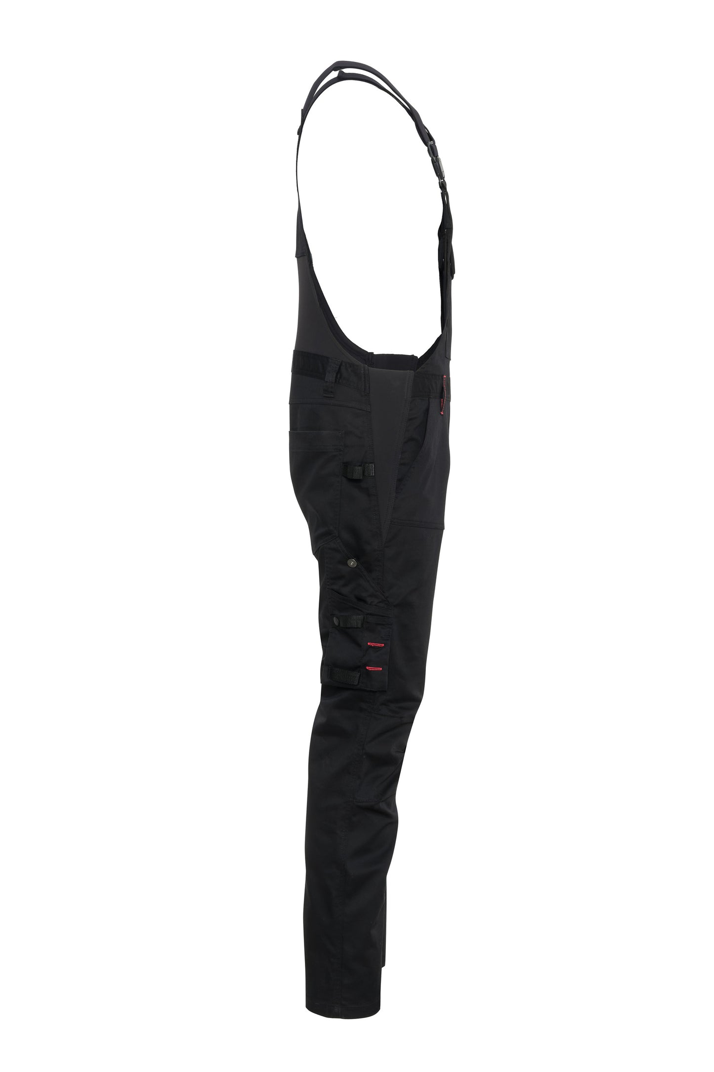 Ekimtex Stretch Latzhose mit Coolmax und Lycra, Schwarz