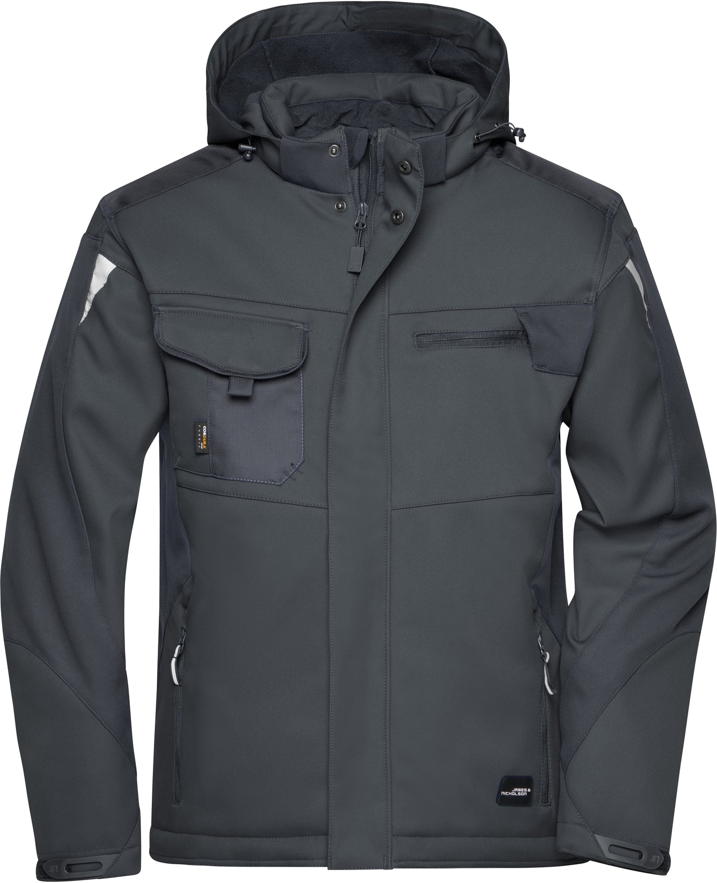 James & Nicholson Workwear Winter Softshell Jacke - Strong