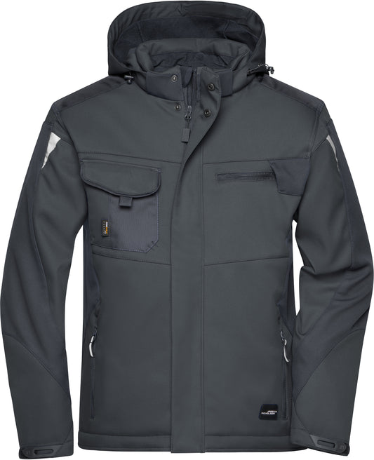 James & Nicholson Workwear Winter Softshell Jacke - Strong
