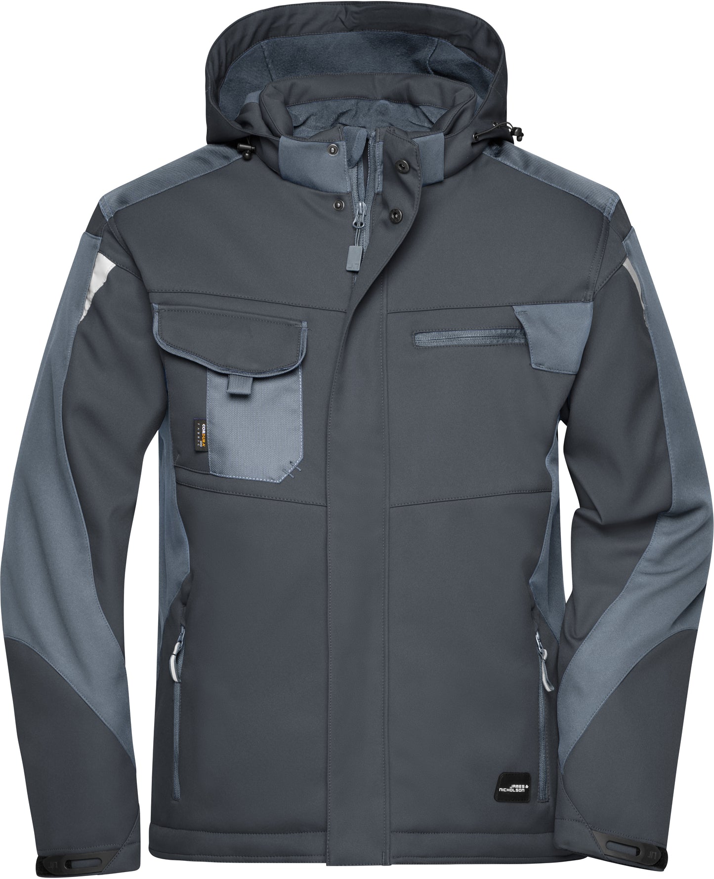 James & Nicholson Workwear Winter Softshell Jacke - Strong
