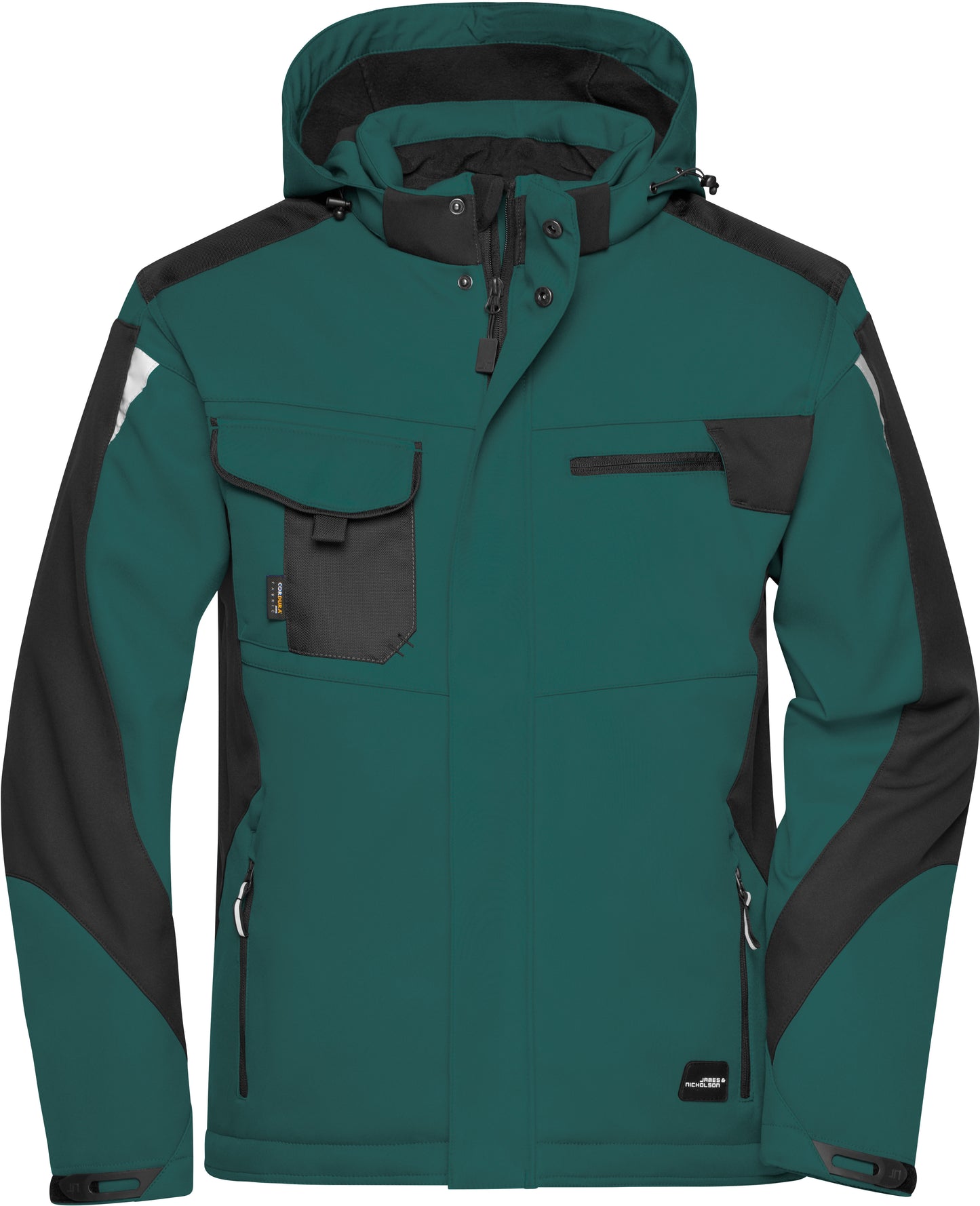 James & Nicholson Workwear Winter Softshell Jacke - Strong