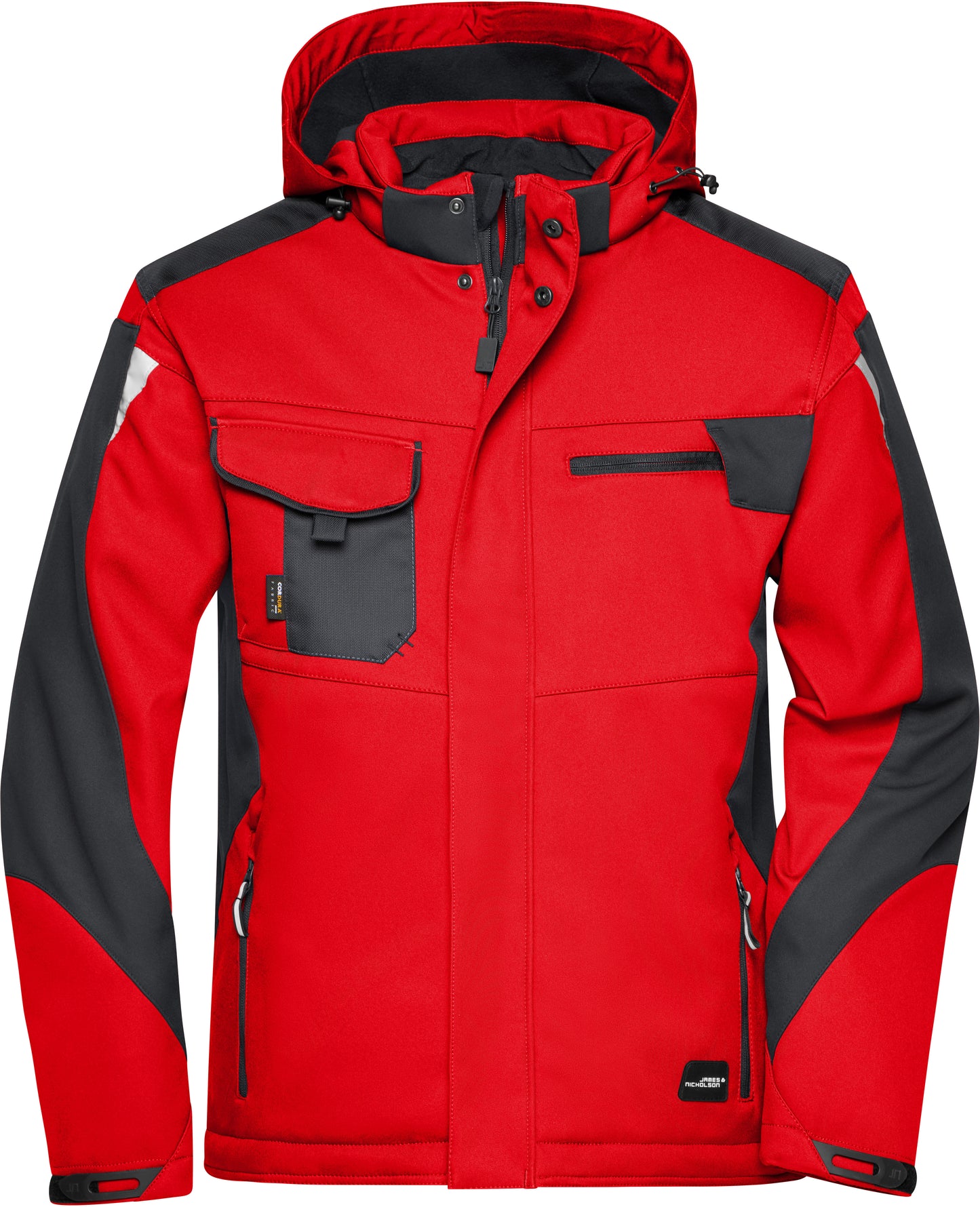 James & Nicholson Workwear Winter Softshell Jacke - Strong