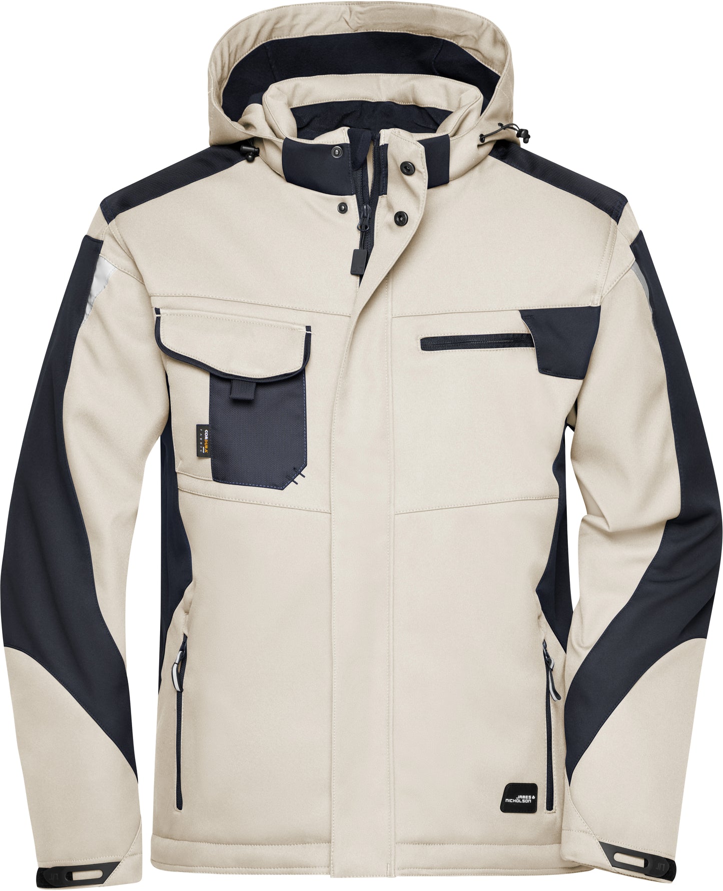 James & Nicholson Workwear Winter Softshell Jacke - Strong