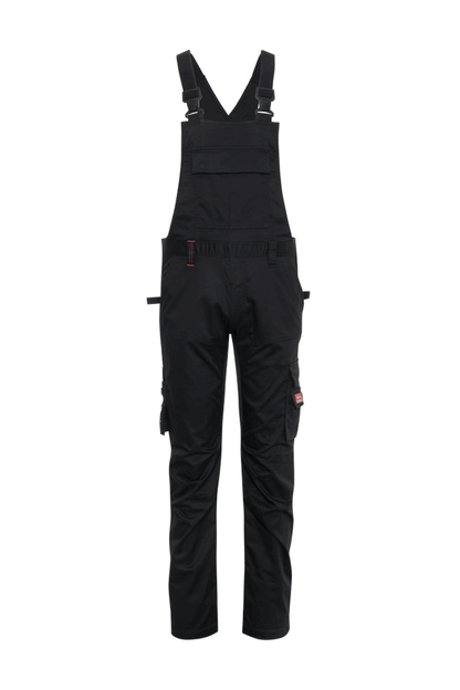 Ekimtex Stretch Latzhose mit Coolmax und Lycra, Schwarz