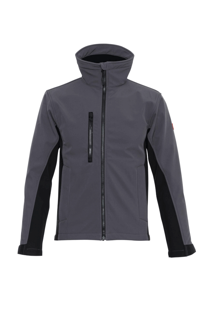 Ekimtex Softshelljacke Grau/Schwarz