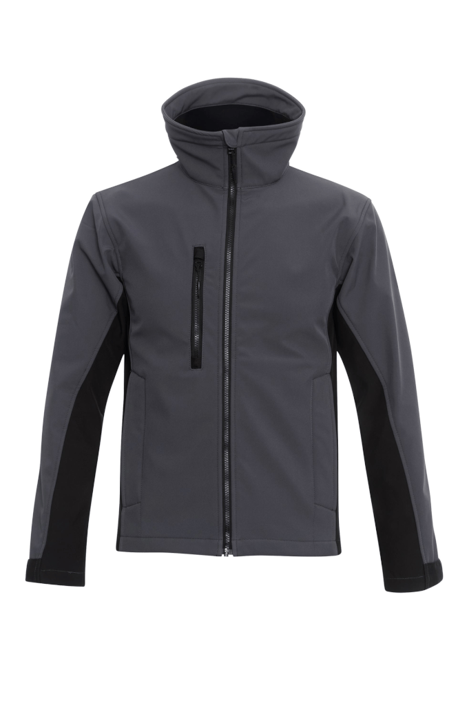 Ekimtex Softshelljacke Grau/Schwarz