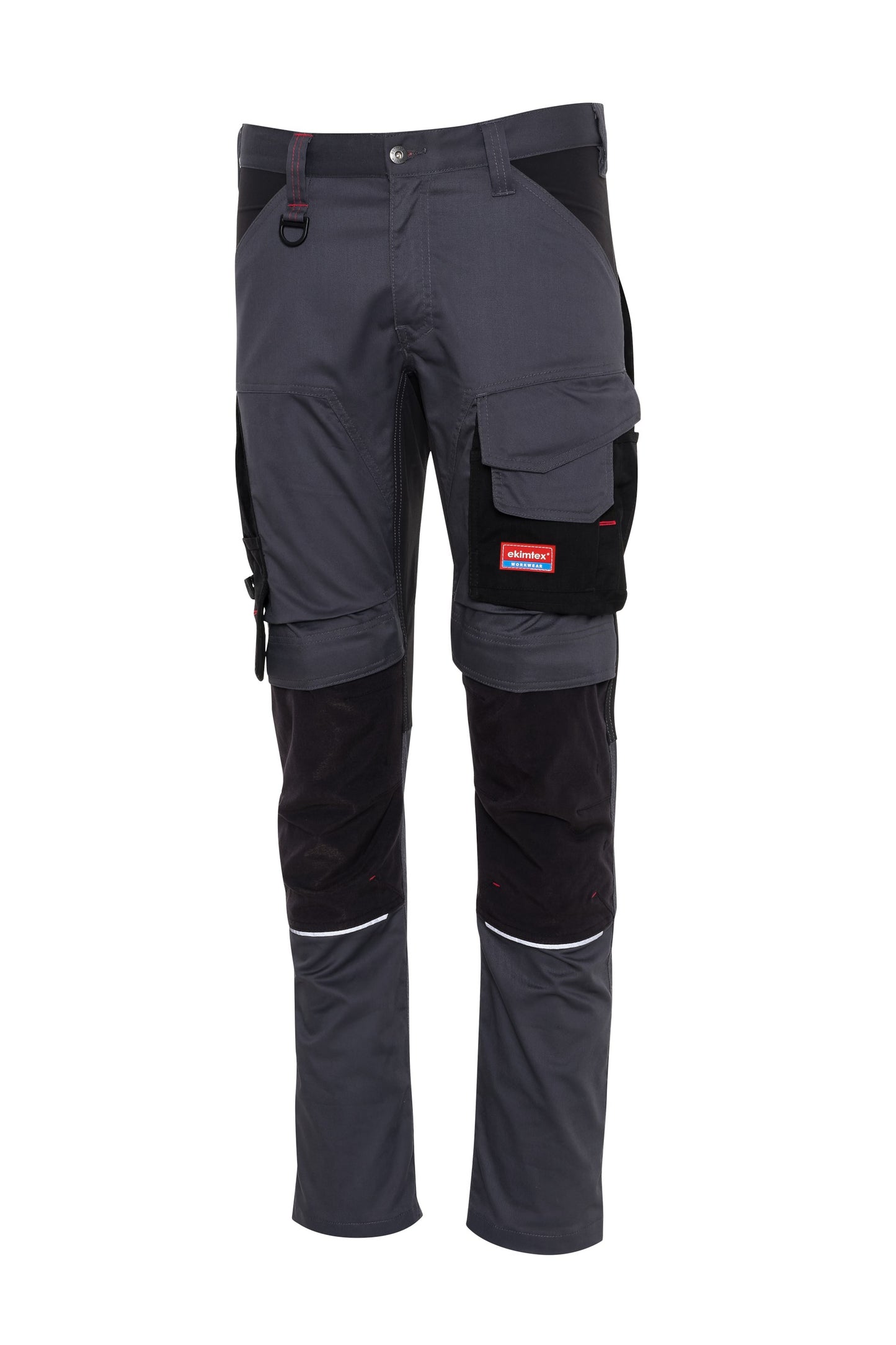 Ekimtex Premium Stretch Arbeitshose Grau/Schwarz