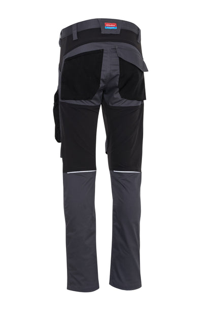 Ekimtex Premium Stretch Arbeitshose Grau/Schwarz
