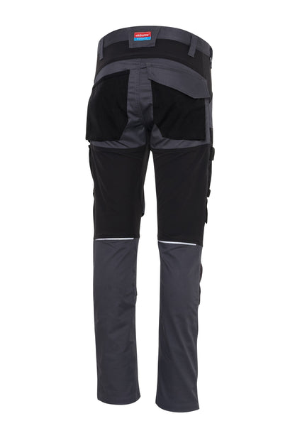 Ekimtex Premium Stretch Arbeitshose Grau/Schwarz