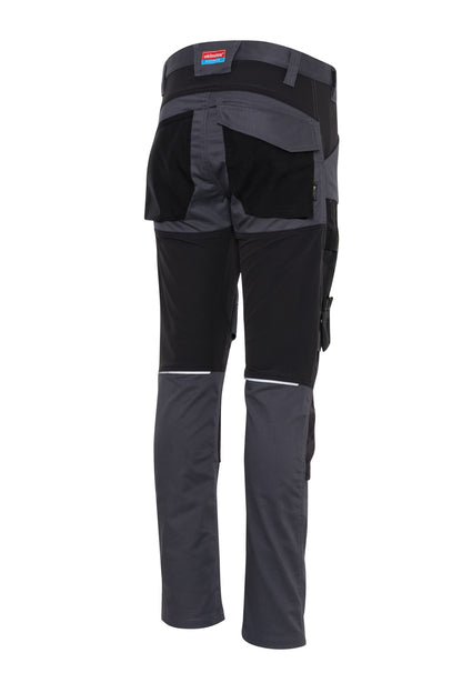 Ekimtex Premium Stretch Arbeitshose Grau/Schwarz