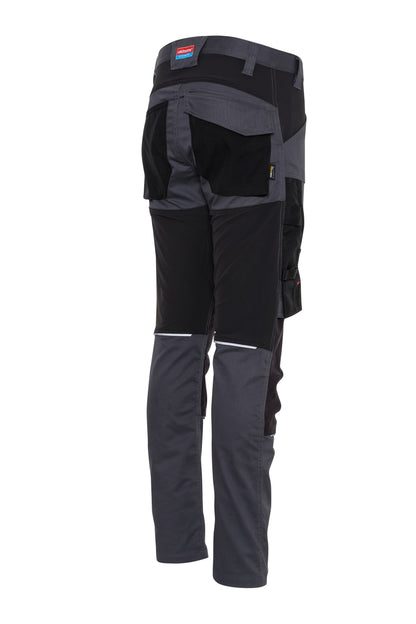 Ekimtex Premium Stretch Arbeitshose Grau/Schwarz