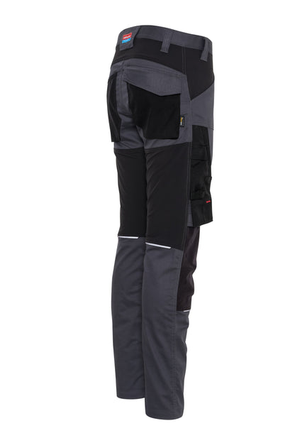 Ekimtex Premium Stretch Arbeitshose Grau/Schwarz