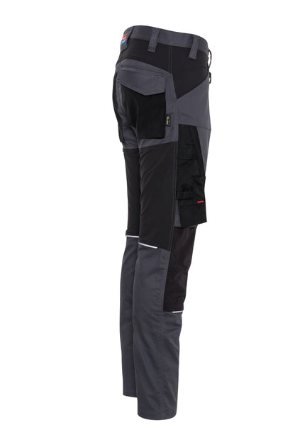 Ekimtex Premium Stretch Arbeitshose Grau/Schwarz