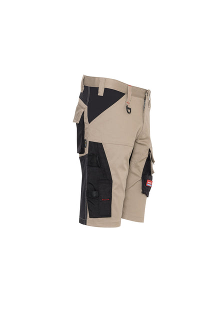 Ekimtex Premium Kurze Arbeitshose Khaki/Schwarz