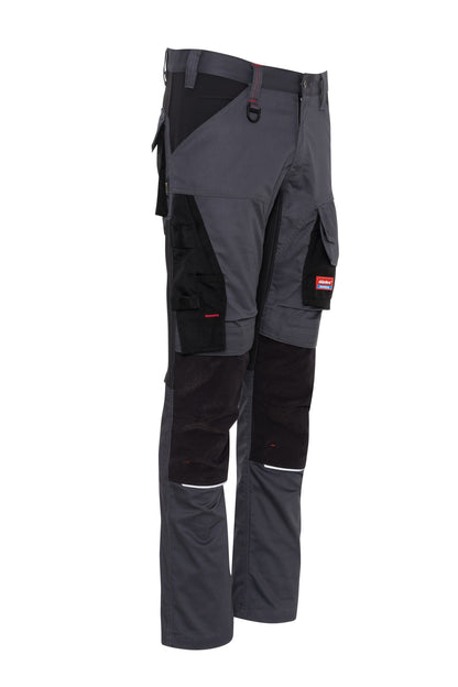 Ekimtex Premium Stretch Arbeitshose Grau/Schwarz