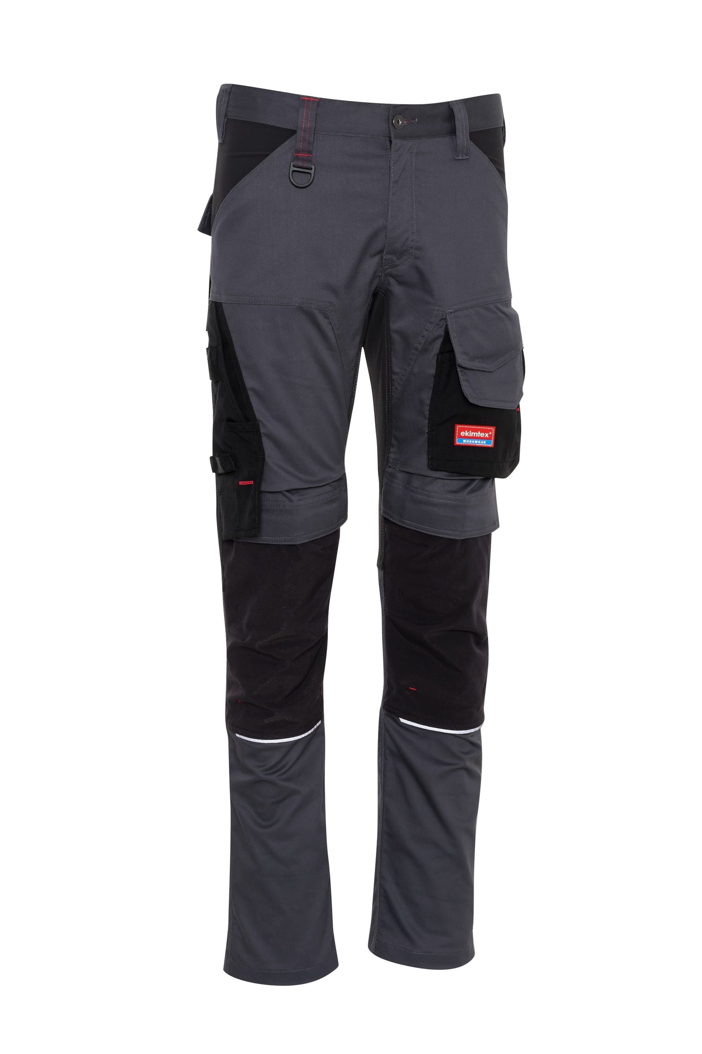 Ekimtex Premium Stretch Arbeitshose Grau/Schwarz