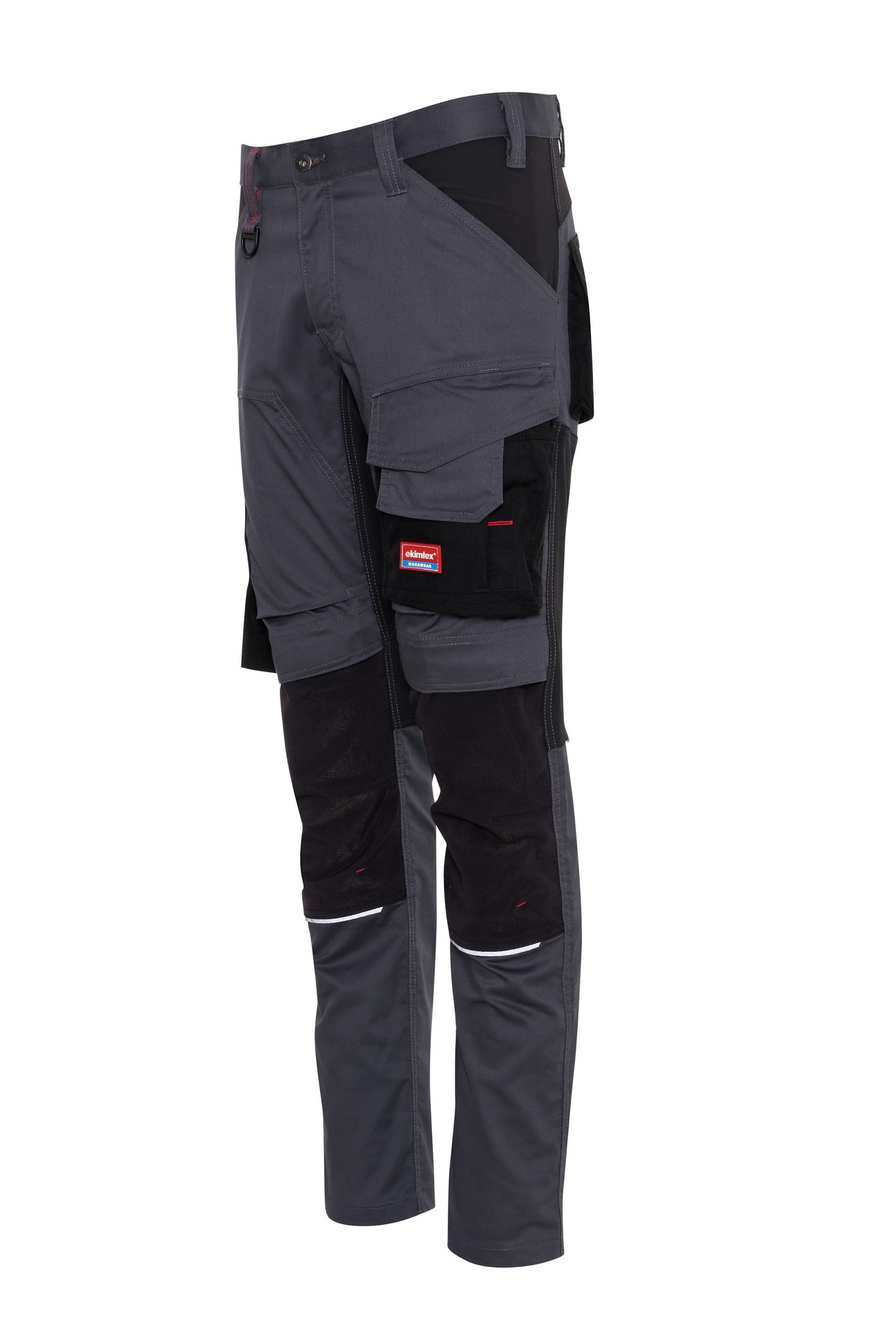 Ekimtex Premium Stretch Arbeitshose Grau/Schwarz