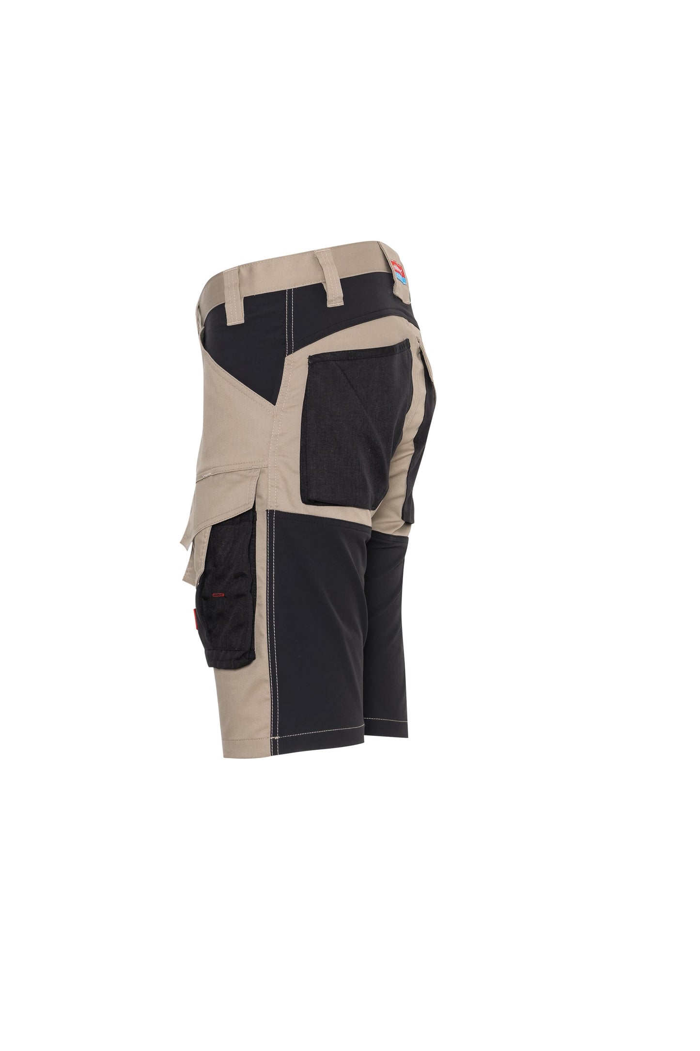 Ekimtex Premium Kurze Arbeitshose Khaki/Schwarz